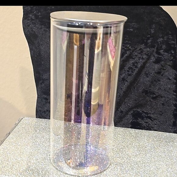 Core Kitchen Stainless Steel & Glass Iridescent Storage Jar- 44oz - Picture 5 of 8